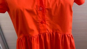 Платье коралловое reserved S