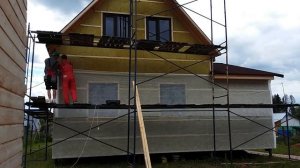 Утепление стен Деревяннного дома . Как правильно утеплить Деревянный дом из  бруса в 50 мм.