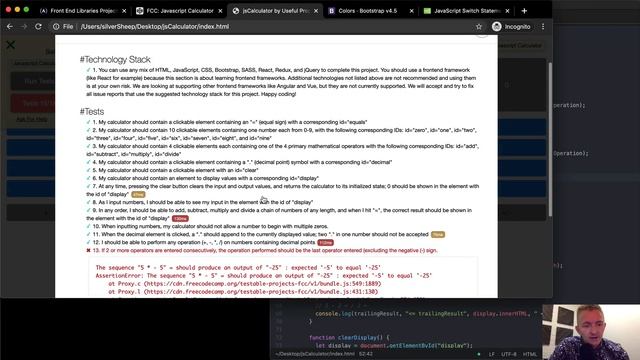 Build a JavaScript Calculator - Part 2 - Front End Libraries Projects - Free Code Camp смотреть онлайн