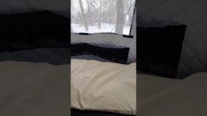 Мобильная 3-х сложная баня Морж с тамбуром!