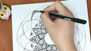 Как рисовать мандалы. Часть 2. Узоры | How to draw mandalas. Part 2. Lineart and patterns