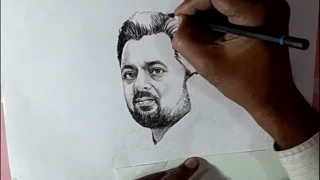 My Pic Drawing Arshad Rahmani || Amazing Sketching смотреть онлайн