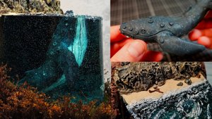 ГИГАНТСКИЙ КИТ / Фантастическая Диорама