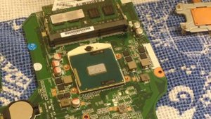 Замена процессора в ноутбуке HP 650 на Intel Core i5 3210m CPU upgrade