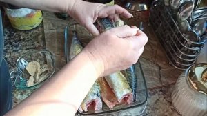 Самая вкусная скумбрия ?в духовке