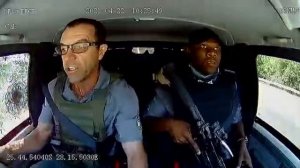 Dashcam footage of cash van crew under attack from CIT robbers