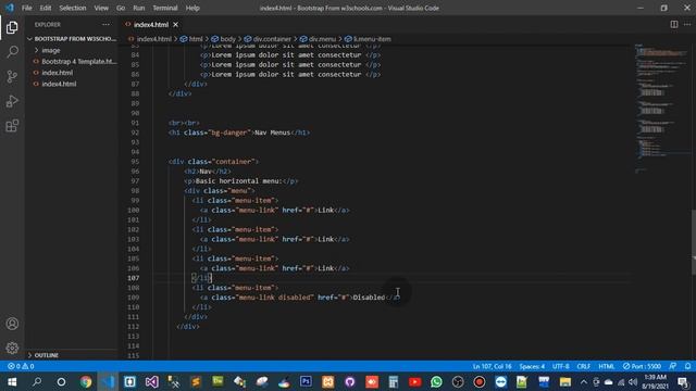 Part 4: Learning Bootstrap 4 from w3schools.com