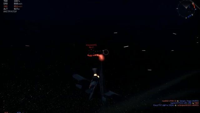 War Thunder. № 56. Внезапный ночной бой. смотреть онлайн