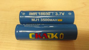 Тест аккумуляторов IMR18650 MJ1 3500 mah 50A.avi