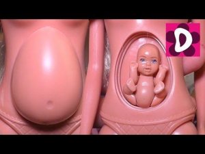 ✿ БЕРЕМЕННАЯ КУКЛА ШТЕФФИ Чудо Игрушки Дети и Игры в Куклы Pregnant Steffi doll with baby unboxing