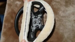 Меховая оплетка для руля из натуральной овчины