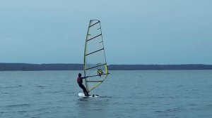 Виндсёрфинг / Иван Хомяков /поворот оверштаг или tacking :)