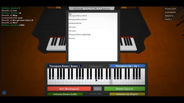 ROBLOX | Little do you know Piano {sheets} смотреть онлайн