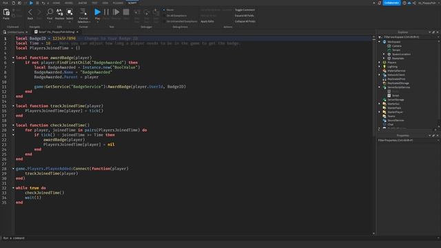 HOW TO MAKE A TIME BADGE ?️ Roblox Studio Tutorial смотреть онлайн