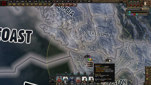 Washington Brotherhood #5 | Hearts of Iron IV 1.9.1 Old World Blues Mod смотреть онлайн