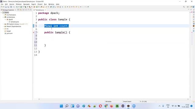 Java - Part 266 - Constructors and initializing final instance variables смотреть онлайн