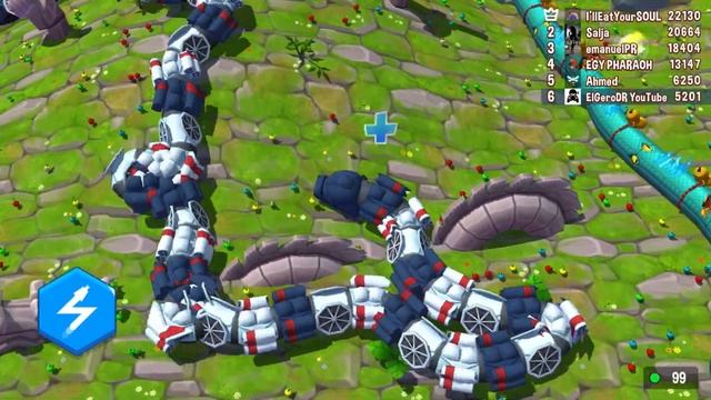 Snake Rivals - Gameplay - Space Trooper Snake - Zero to Hero смотреть онлайн