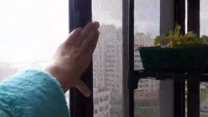 Как самой поставить сетку антикошка на РАЗДВИЖНЫЕ ОКНА .