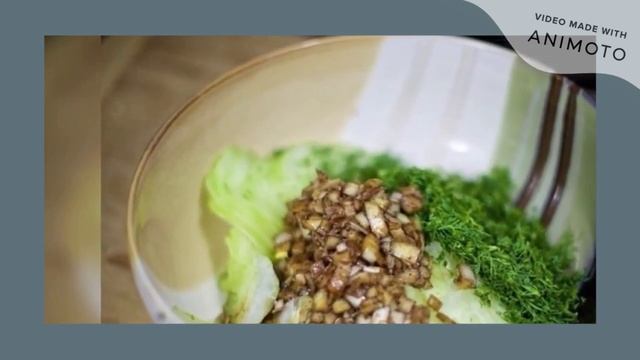 Салат со свежими огурцами
