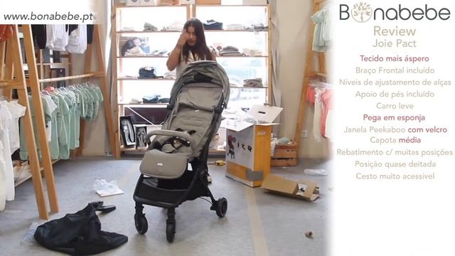 Review Carrinho de bebe Joie Pact | Carrinhos de bebe ultra compactos | Bonabebe смотреть онлайн