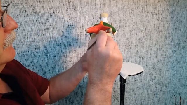 Мастер-класс преподавателя ДПИ Войцещука А.В. «Дымковская игрушка - кавалерист». Урок 3 смотреть онлайн