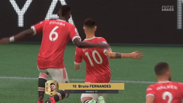 Bruno Fernandes amazing free kick FIFA 22 смотреть онлайн