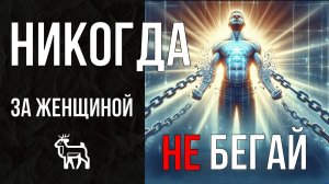 Никогда не бегай за женщиной