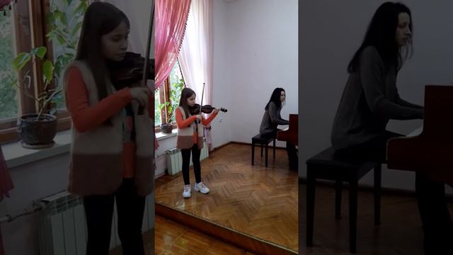 S. Ruegger "Краплі дощу". О.Рідінг Концерт соль мажор 1 частина. Козловська Мілана, 10 років. смотреть онлайн