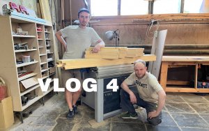 Woodworking Vlog 4 - Строгаем сосну и пилим слэб