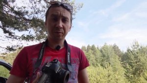 Съёмка с проводкой на фотоаппарат.