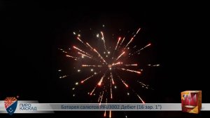 Батарея салютов PKU3002 Дебют (16 зар. 1)