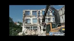 Демонтаж зданий. Cнос дома. Крым, Симферополь