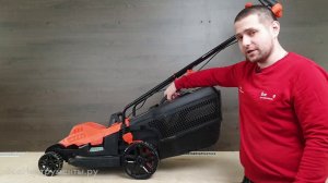 Обзор электрической газонокосилки Black+Decker BEMW471BH