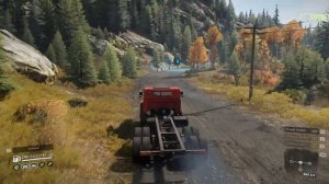 SnowRunner - застрявший шоссейник (Прохождение)