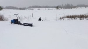 покатушка на мотобуксировщиках МУЖИК и БУРЛАК ЭКО-БУКС ПЕРВАЯ ЧАСТЬ!