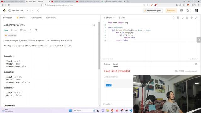 ?Solving All LeetCode Problems with PYTHON ? - 231 Power of Two смотреть онлайн