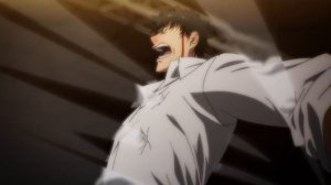 Дерется ради друга аниме Бог старшей школы(The God of High School)