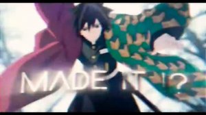 Томиока Гию и Шинобу Кочо эдит клинок расекающих деманов