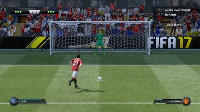 FIFA 17: Как бить пенальти