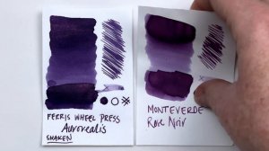 🦄 Ferris Wheel Press Aurorealis 2024 Limited Edition Ink Swatching Comparison #fountainpens