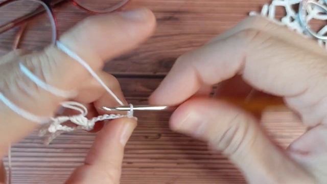 Простая, изящная снежинка крючком  с блокировкой.  #снежинка #снежинкакрючком #новогоднийдекор