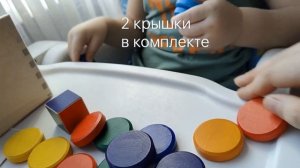 Деревянная игрушка Россия. Nicolya, сортер Радужные монетки