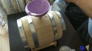 Заливка бочки водой. Часть 2.