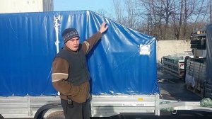 Внутри прицепа для снегохода. МЗСА 817712.001-05. ЦЛП АРИВА