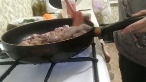 Куриная печень в молоке. Рецепт.