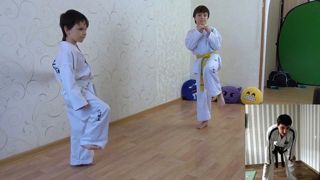 Онлайн-тренировка ТХЭКВОНДО. День 3