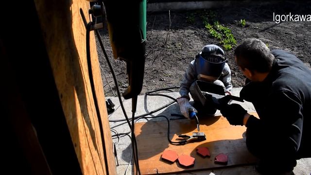 Сварка Плазма и Телега