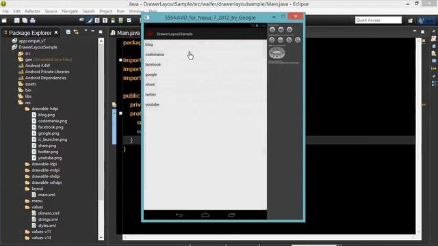 135 DrawerLayout One смотреть онлайн