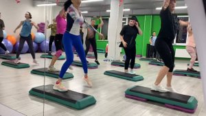 Степ аэробика - готовая связка ?