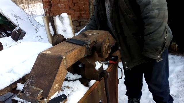 Постройка самодельного мини-трактора. 2в.качалка переднего моста смотреть онлайн